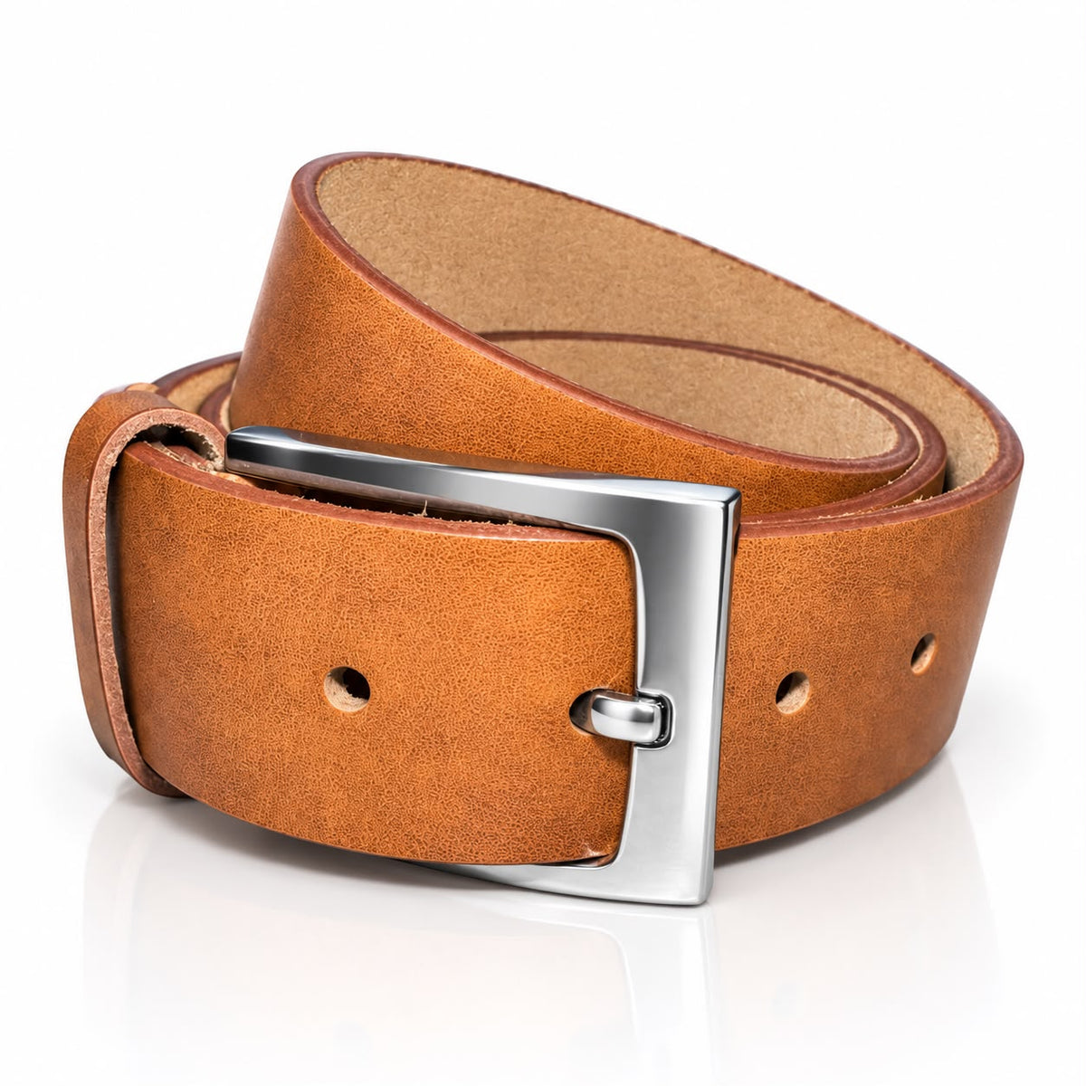Tanholt Smooth Brown Men's Belt