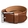 Tanholt Dark Brown Textured Men's Belt
